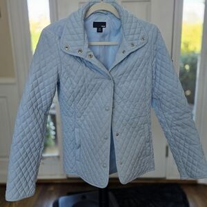 H&M  Vintage Pastel Blue Quilted Puffer Jacket. Xs